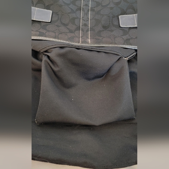 Coach Soho Signature Canvas & Leather Black Shoulder Bag - Picture 16 of 16